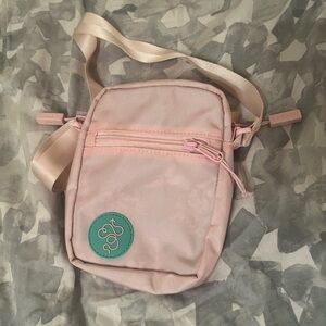 Baboon To The Moon pink crossbody
